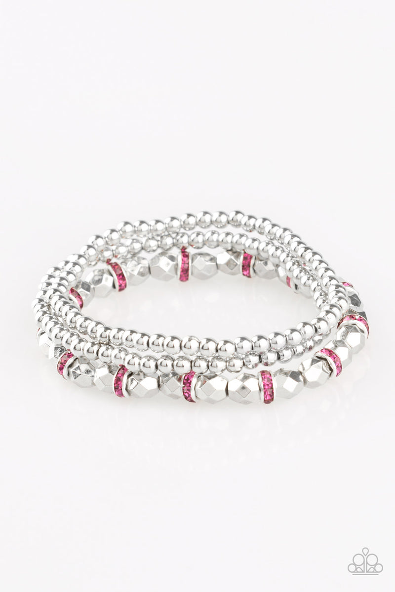 five-dollar-jewelry-let-there-beam-light-pink-bracelet-paparazzi-accessories