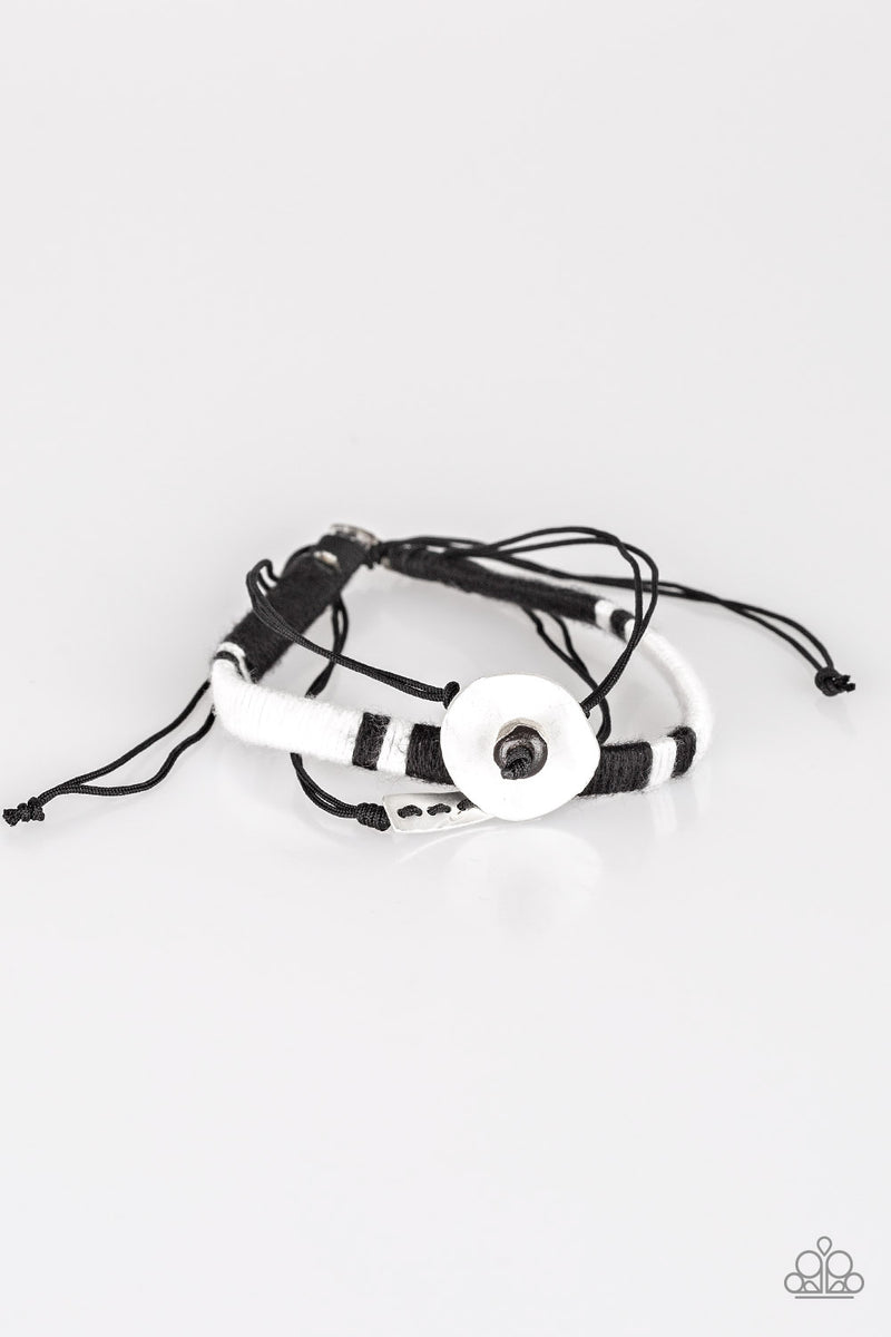Jetsetter Journey - Black Bracelet - Paparazzi Accessories