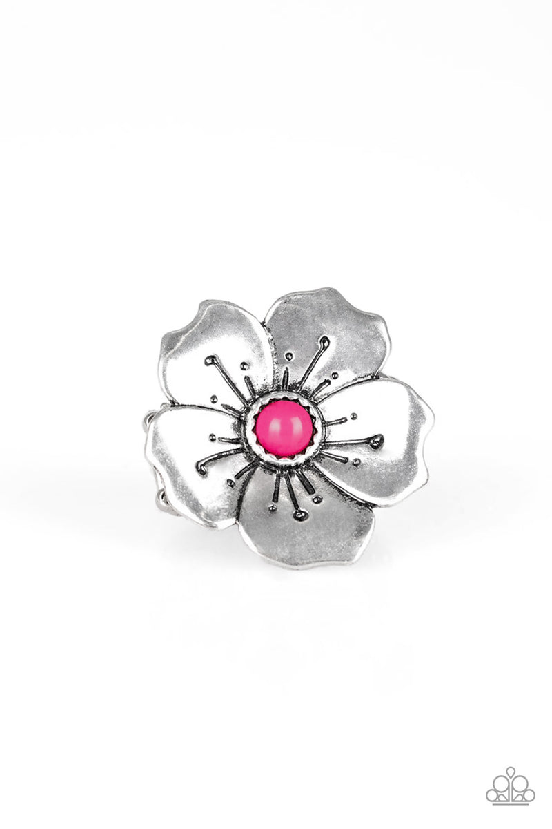 five-dollar-jewelry-boho-blossom-pink-ring-paparazzi-accessories