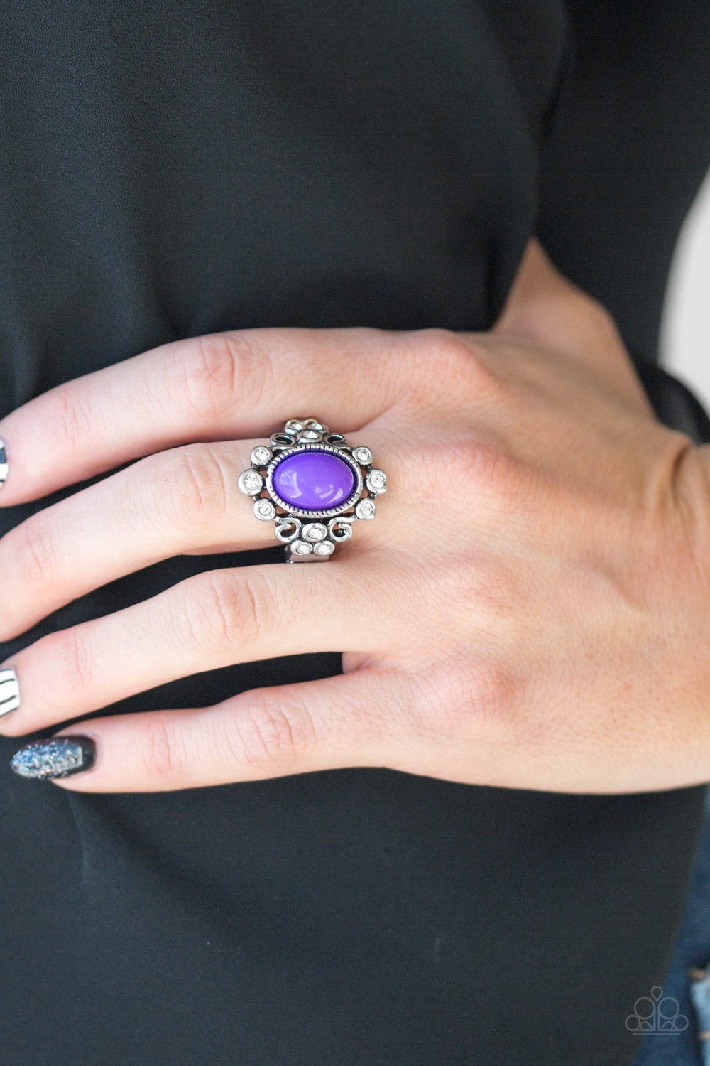 Noticeably Notable - Purple Ring - Paparazzi Accessories