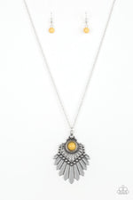 five-dollar-jewelry-inde-pendant-idol-yellow-paparazzi-accessories