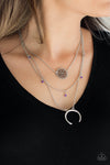 Lunar Lotus - Purple Necklace - Paparazzi Accessories