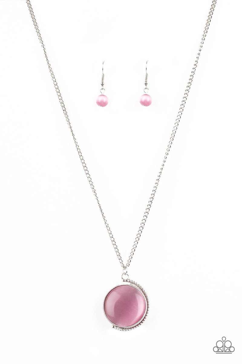 Luminous Lagoon - Pink Necklace - Paparazzi Accessories