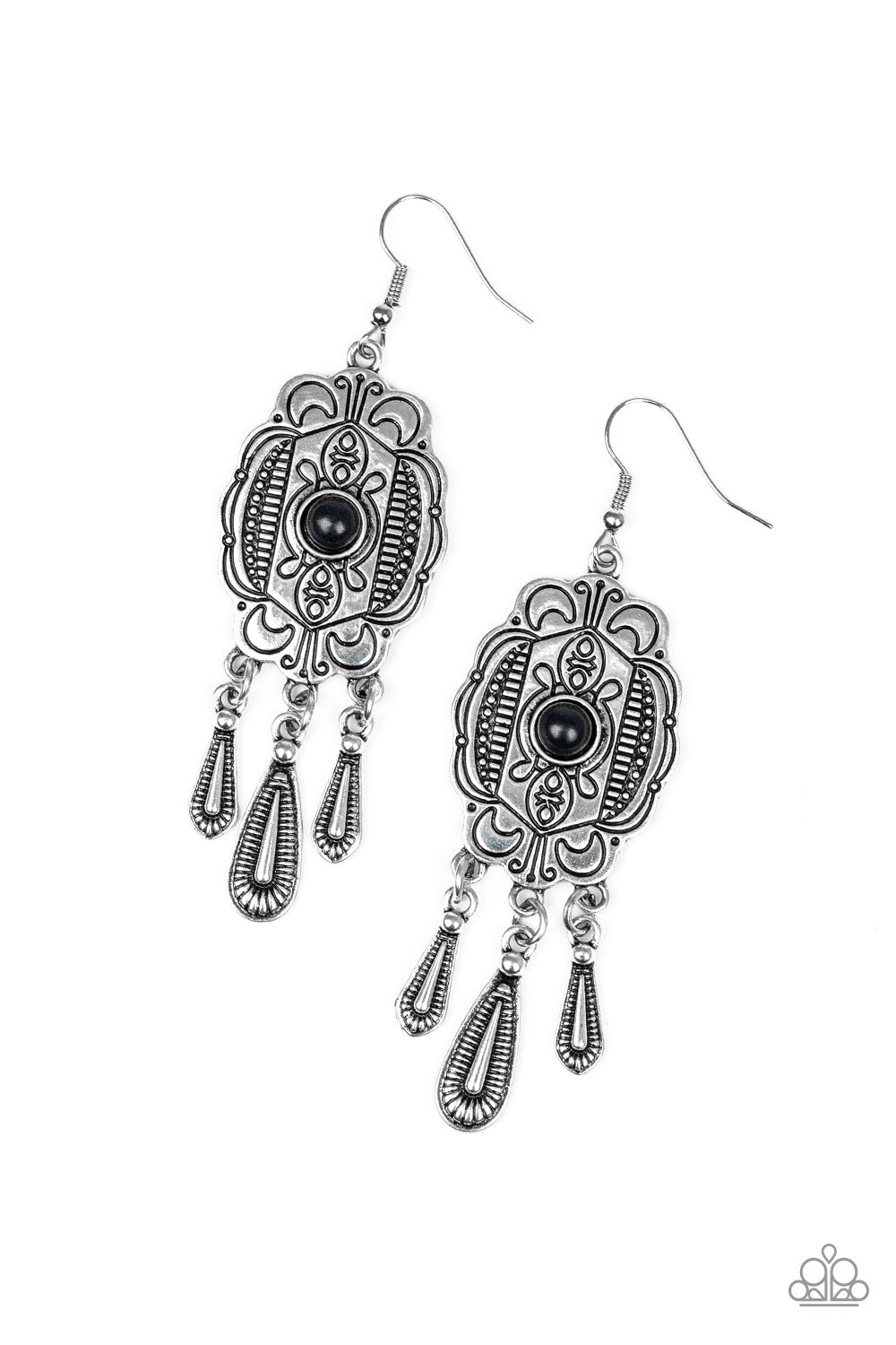 five-dollar-jewelry-natural-native-black-earrings-paparazzi-accessories