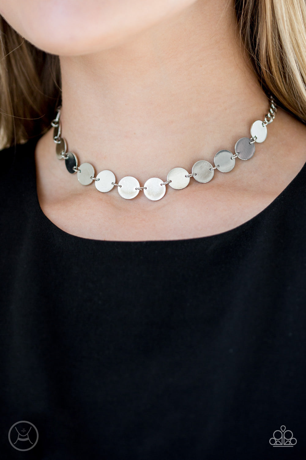 Faster Than SPOTLIGHT - Silver Necklace - Paparazzi Accessories