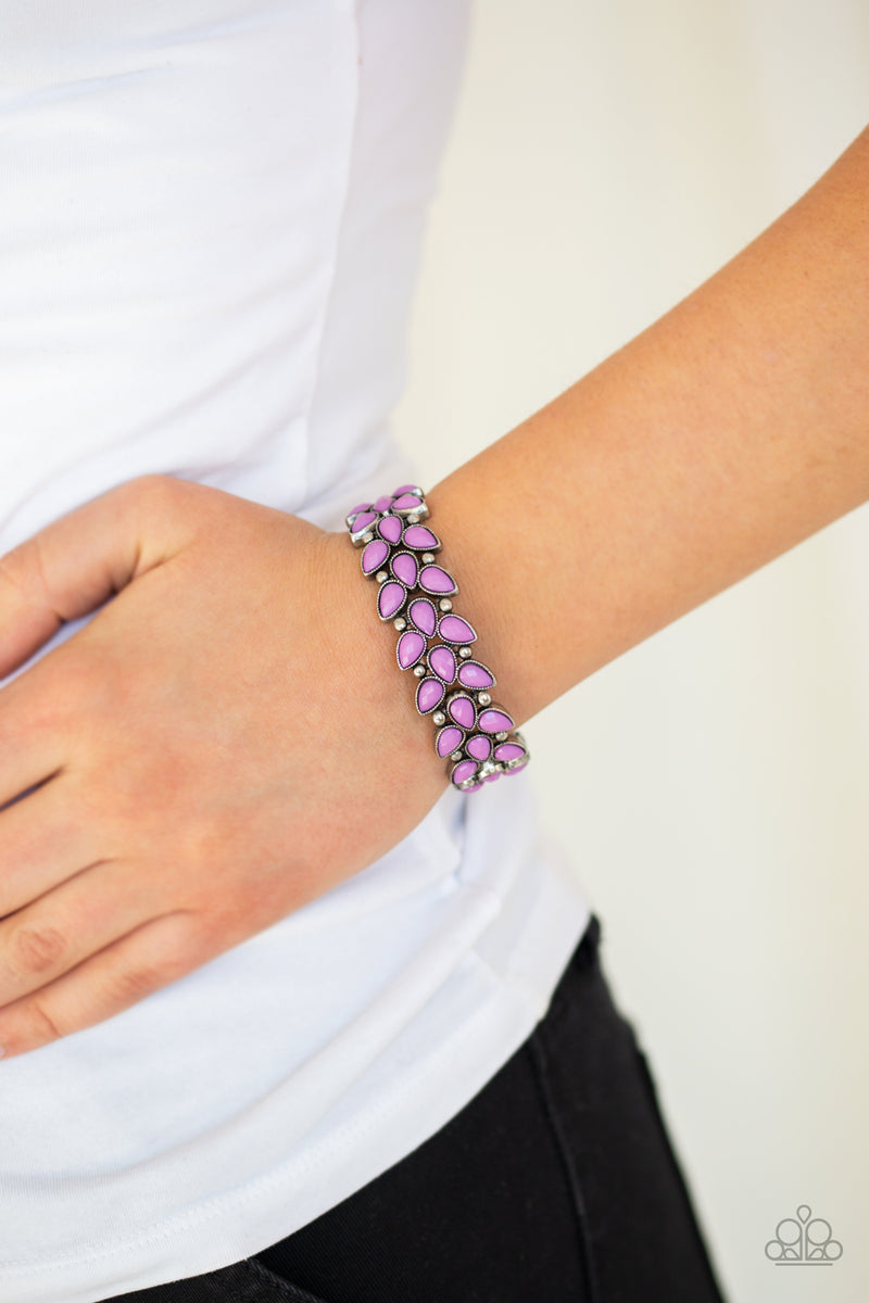 Vintage Venture - Purple Bracelet - Paparazzi Accessories