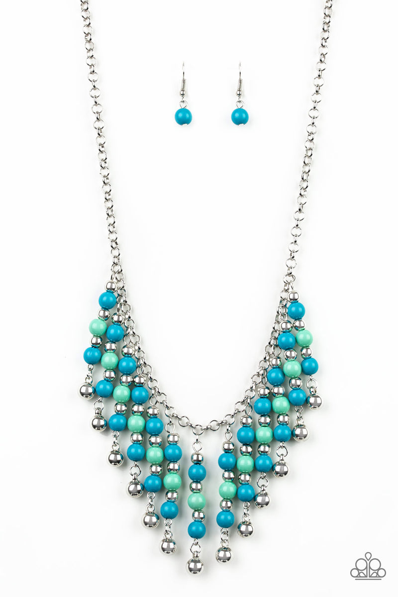 Your SUNDAES Best - Blue Necklace - Paparazzi Accessories