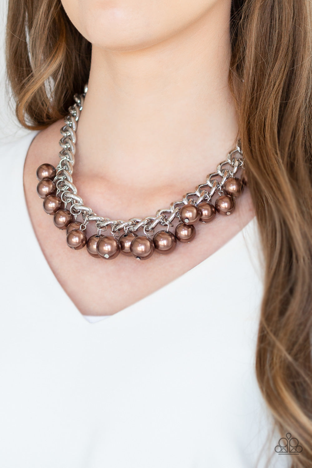 Get Off My Runway - Brown Necklace - Paparazzi Accessories