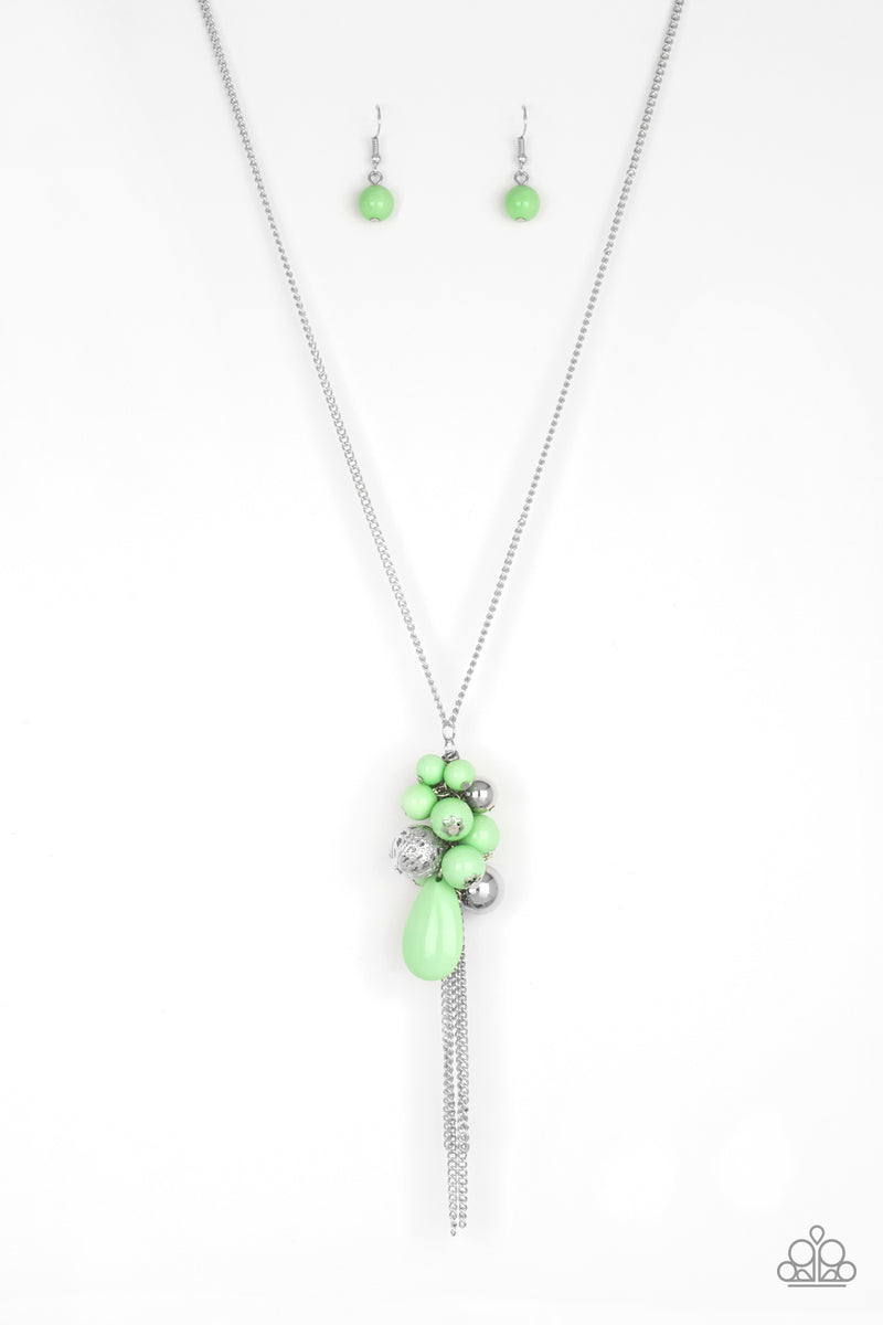 five-dollar-jewelry-its-a-celebration-green-necklace-paparazzi-accessories