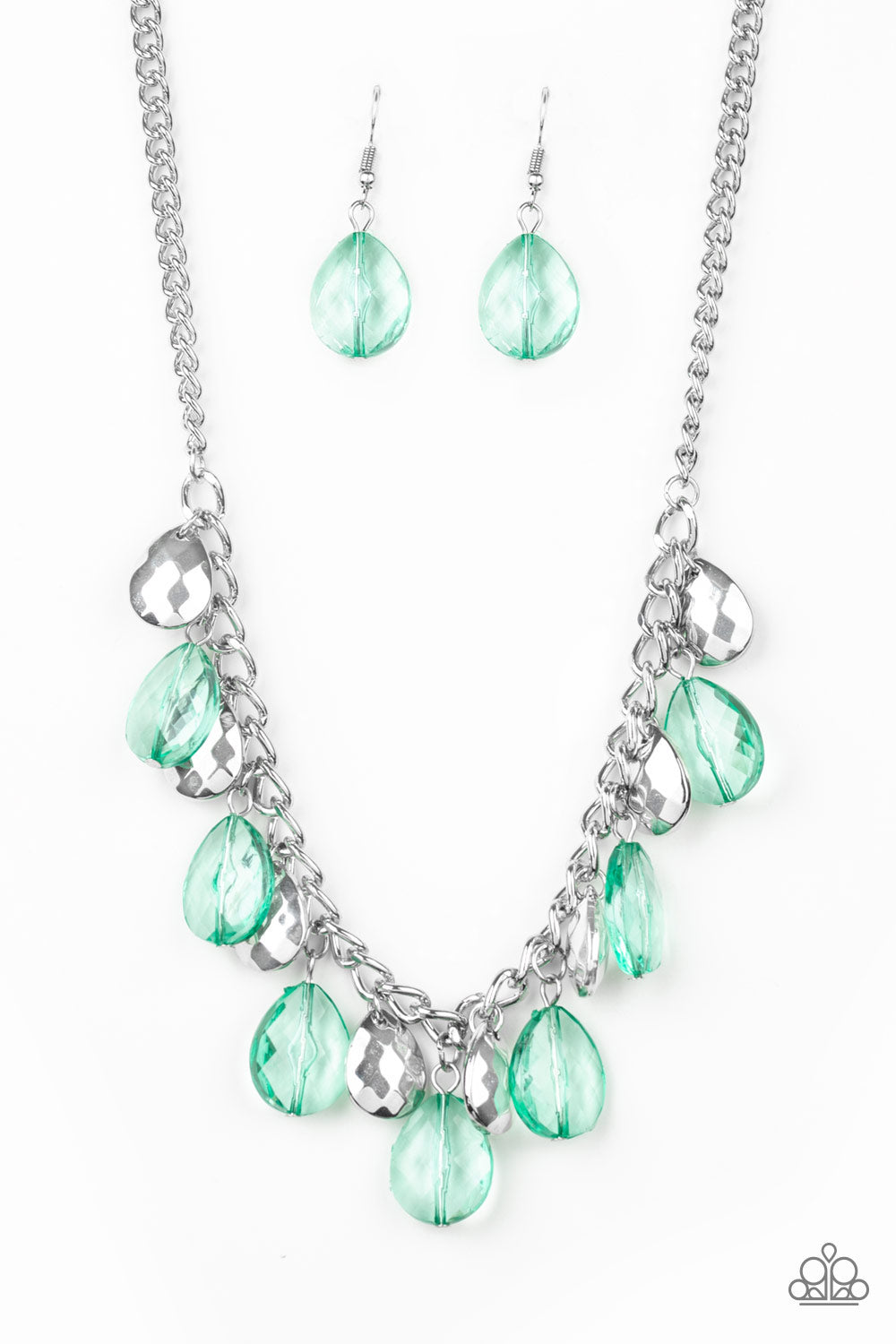 five-dollar-jewelry-no-tears-left-to-cry-green-necklace-paparazzi-accessories