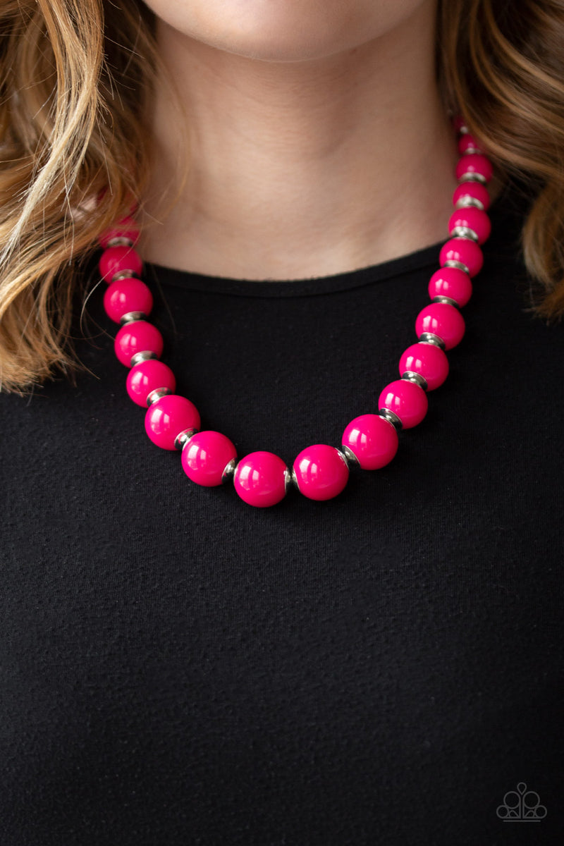 Everyday Eye Candy - Pink Necklace - Paparazzi Accessories