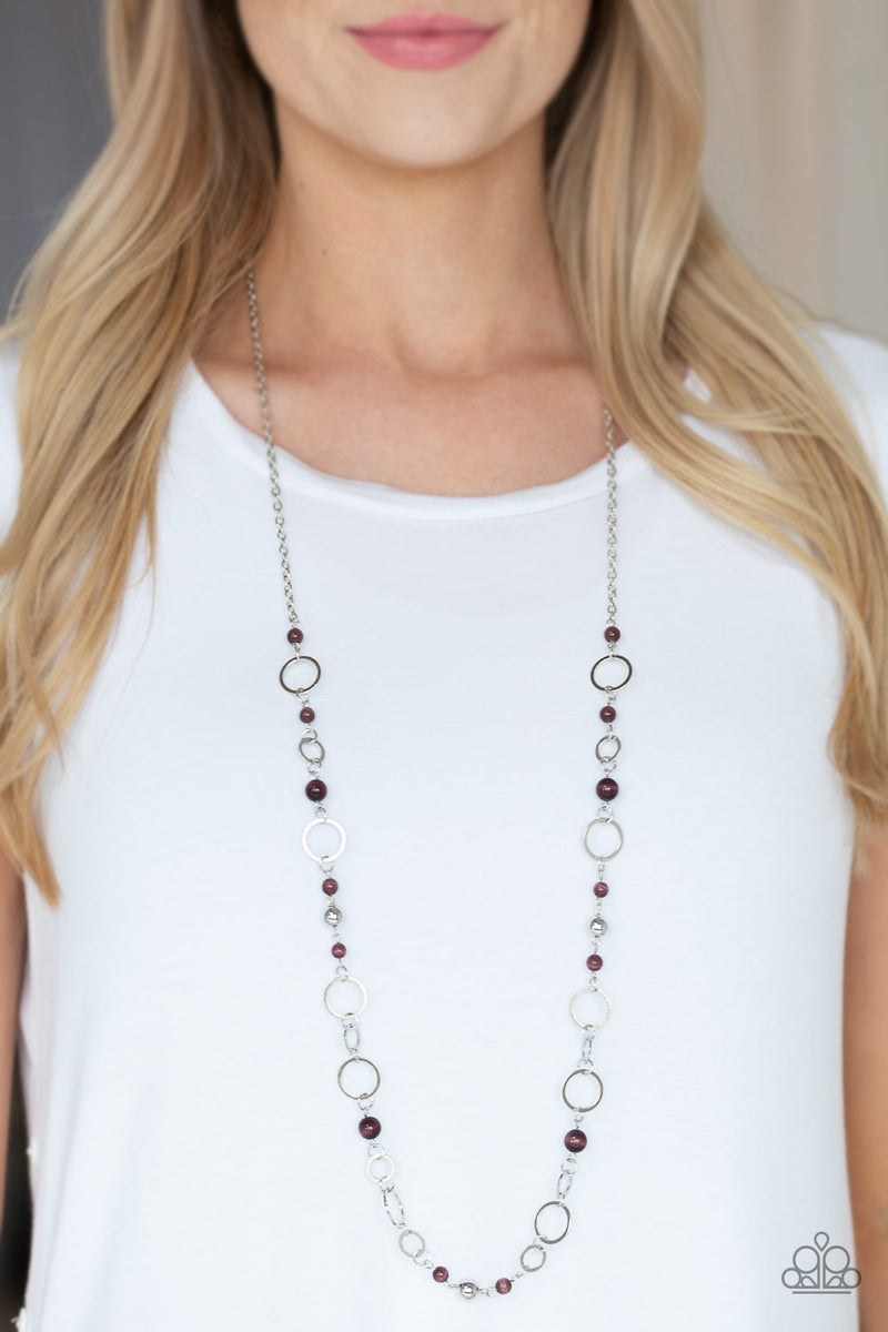 Kid In A Candy Shop - Purple Necklace - Paparazzi Accessories