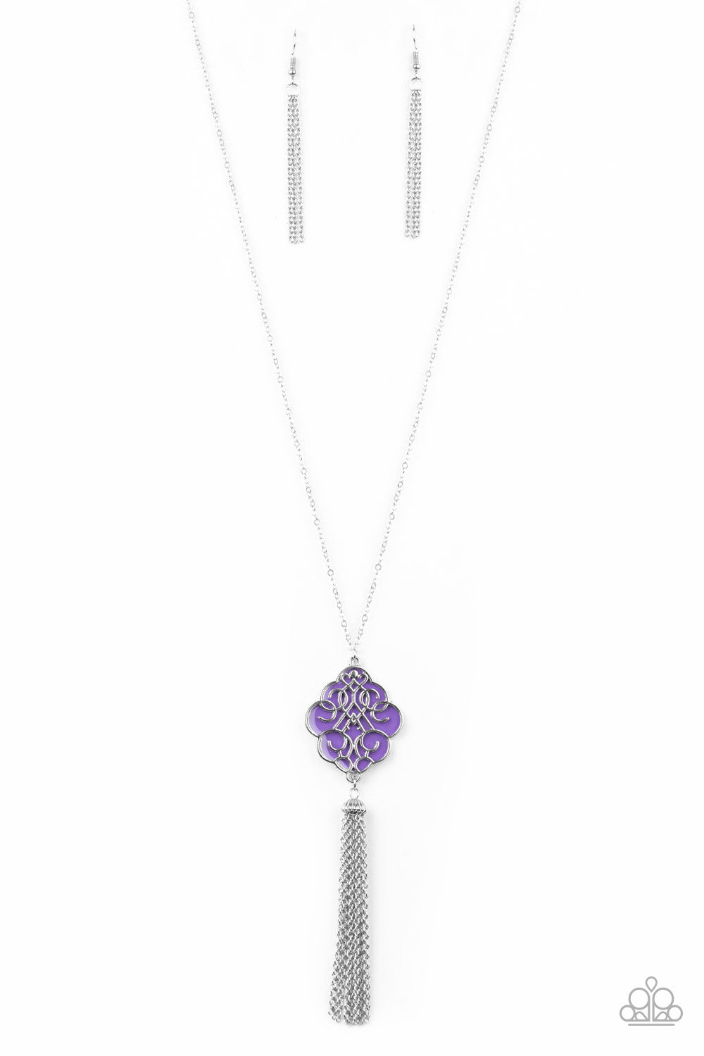 Paparazzi Necklace ~ Painted Powerhouse - Purple – Paparazzi Jewelry |  Online Store | DebsJewelryShop.com