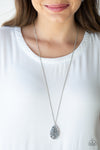 Gleaming Gardens - Silver Necklace - Paparazzi Accessories