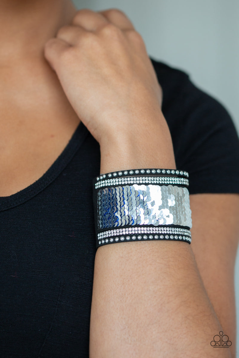 MERMAIDS Have More Fun - Blue Bracelet - Paparazzi Accessories
