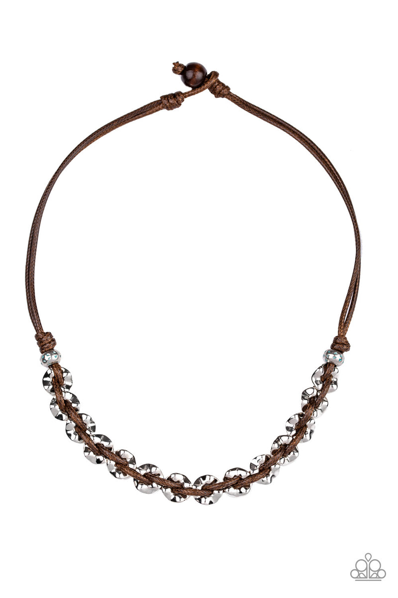 five-dollar-jewelry-joy-riding-brown-mens necklace-paparazzi-accessories