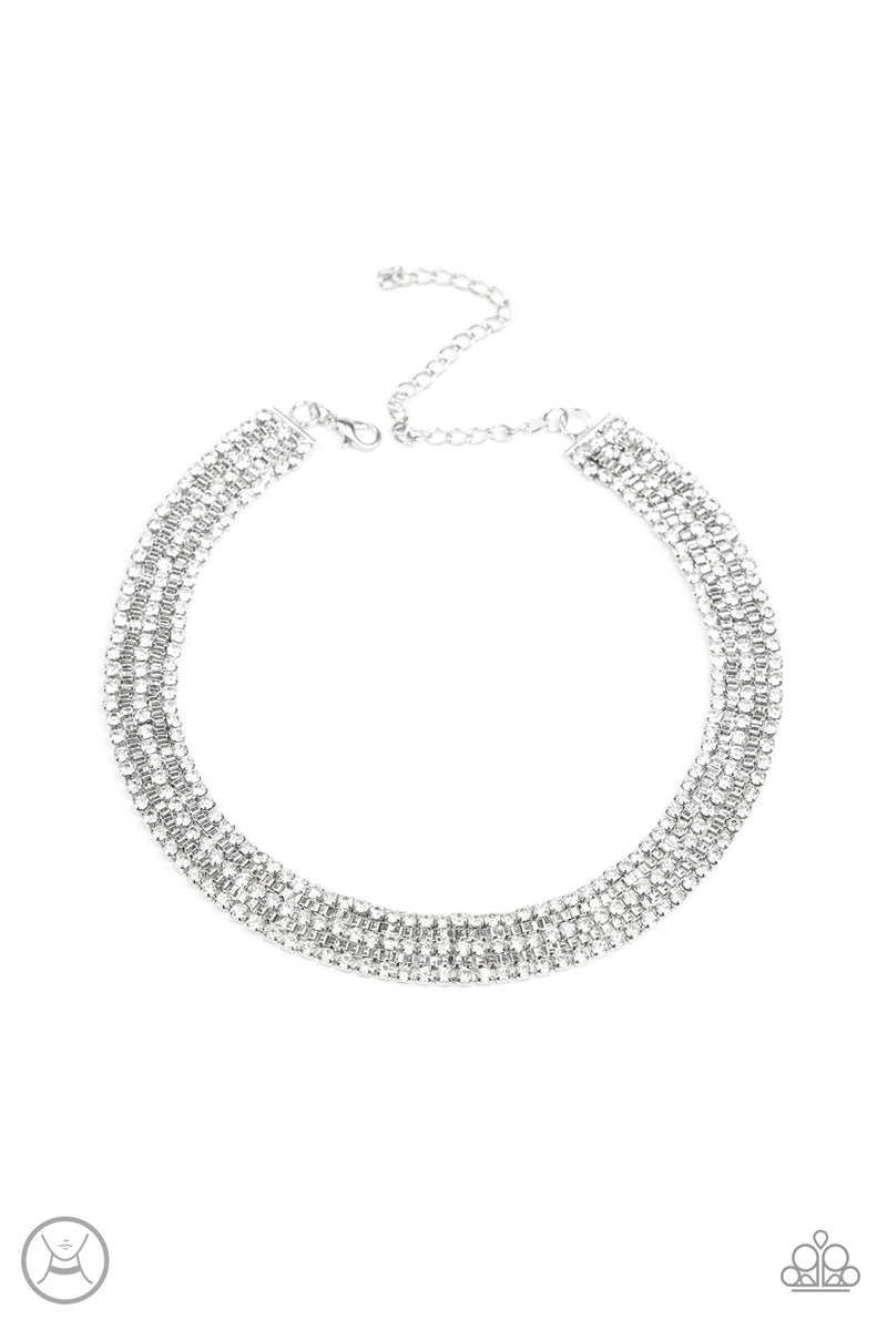 five-dollar-jewelry-full-reign-white-necklace-paparazzi-accessories