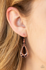 Teardrop Envy - Copper Necklace - Paparazzi Accessories