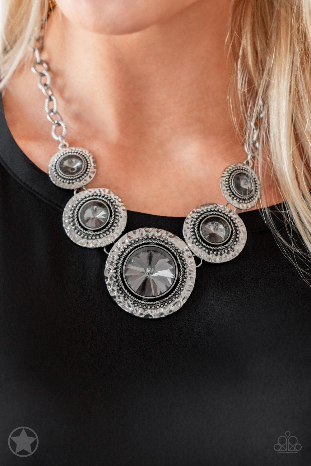 Global Glamour -Silver Necklace - Paparazzi Accessories