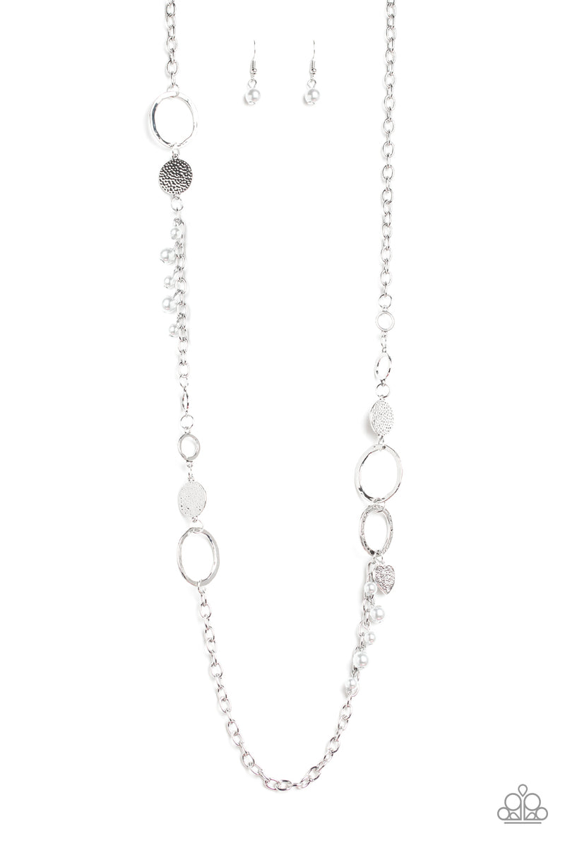 Unapologetic Flirt - Silver Necklace - Paparazzi Accessories
