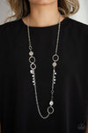 Unapologetic Flirt - Silver Necklace - Paparazzi Accessories