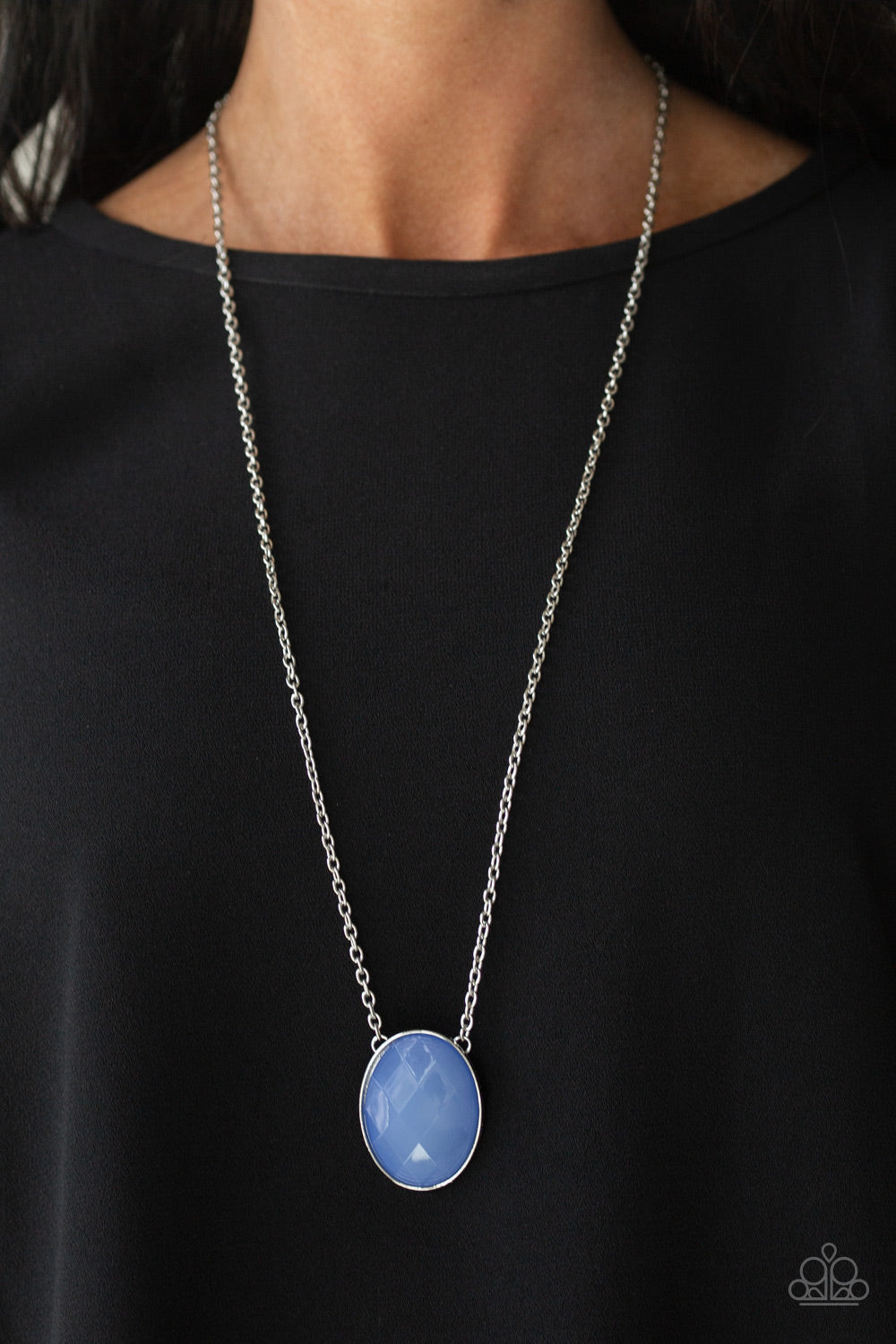 Intensely Illuminated - Blue Necklace - Paparazzi Accessories