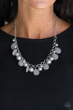 Pacific Posh - Silver Necklace - Paparazzi Accessories