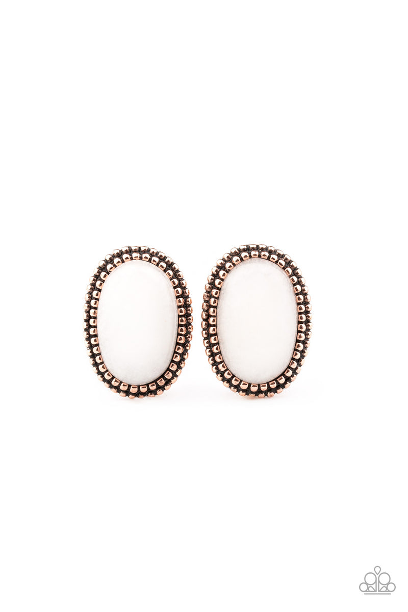 five-dollar-jewelry-shiny-sediment-copper-post earrings-paparazzi-accessories