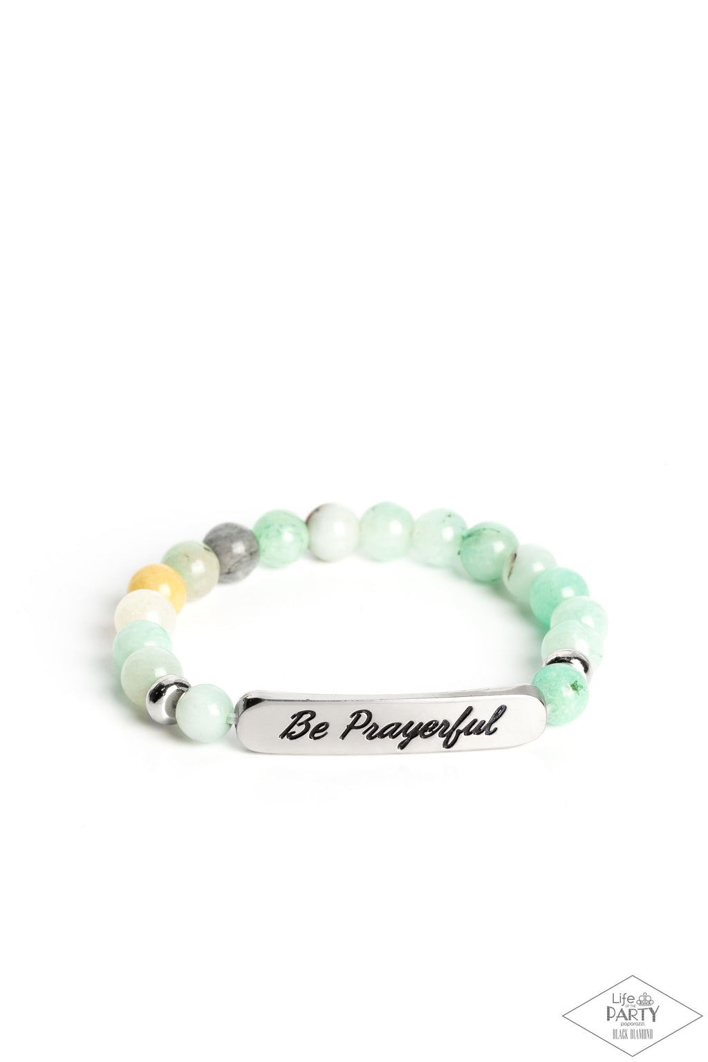 five-dollar-jewelry-be-prayerful-green-bracelet-paparazzi-accessories