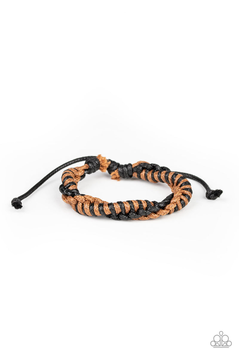Outdoor Expedition - Brown Bracelet - Paparazzi Accessories