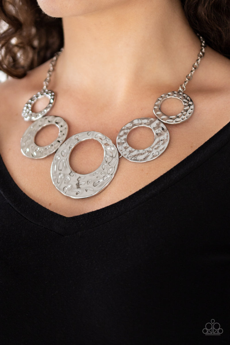 Mildly Metro - Silver Necklace - Paparazzi Accessories