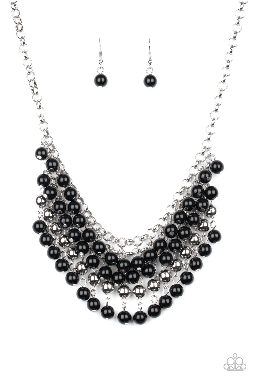 five-dollar-jewelry-jubilant-jingle-black-necklace-paparazzi-accessories