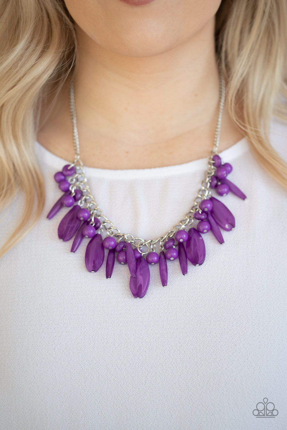 Miami Martinis - Purple Necklace - Paparazzi Accessories
