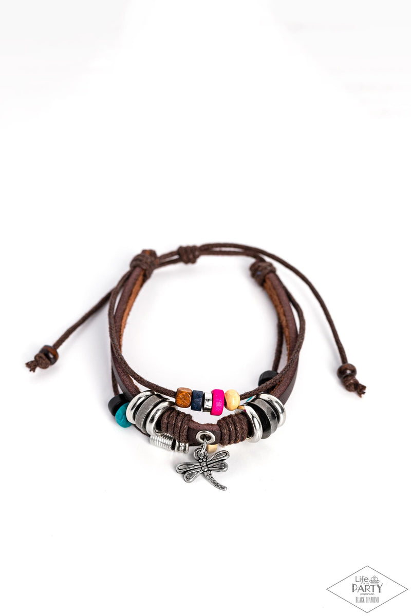 five-dollar-jewelry-fly-high-dragonfly-brown-paparazzi-accessories