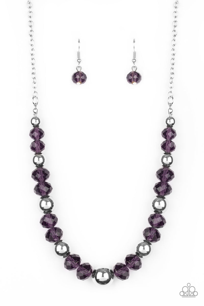 Jewel Jam - Purple Necklace - Paparazzi Accessories