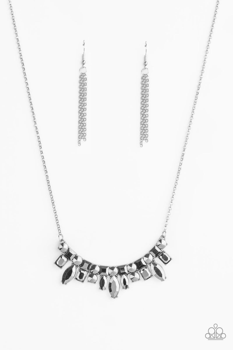 Wish Upon a ROCK STAR - Silver Necklace - Paparazzi Accessories
