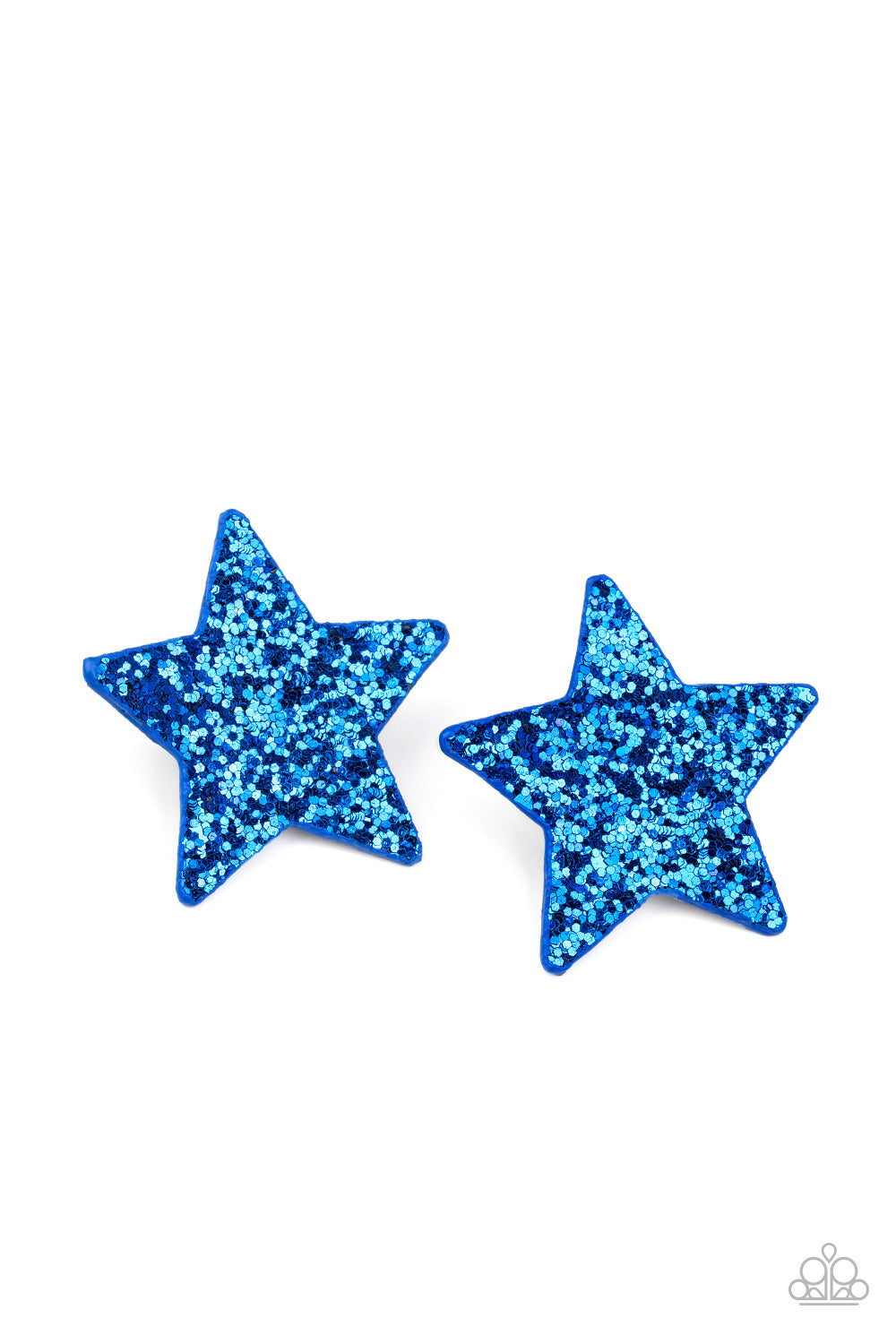 Star-Spangled Superstar - Blue Hair Clip - Paparazzi Accessories