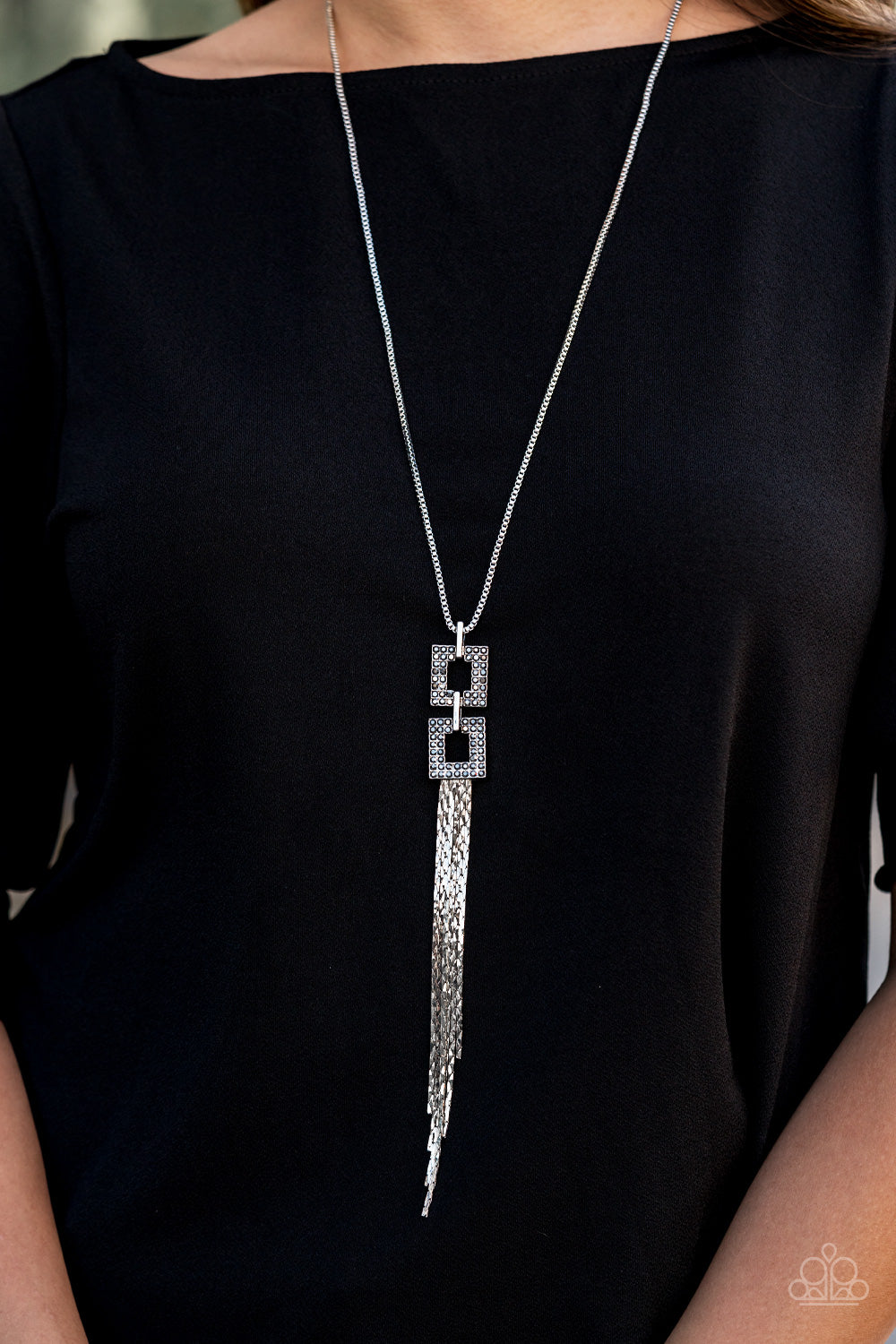 Times Square Stunner - Silver Necklace - Paparazzi Accessories