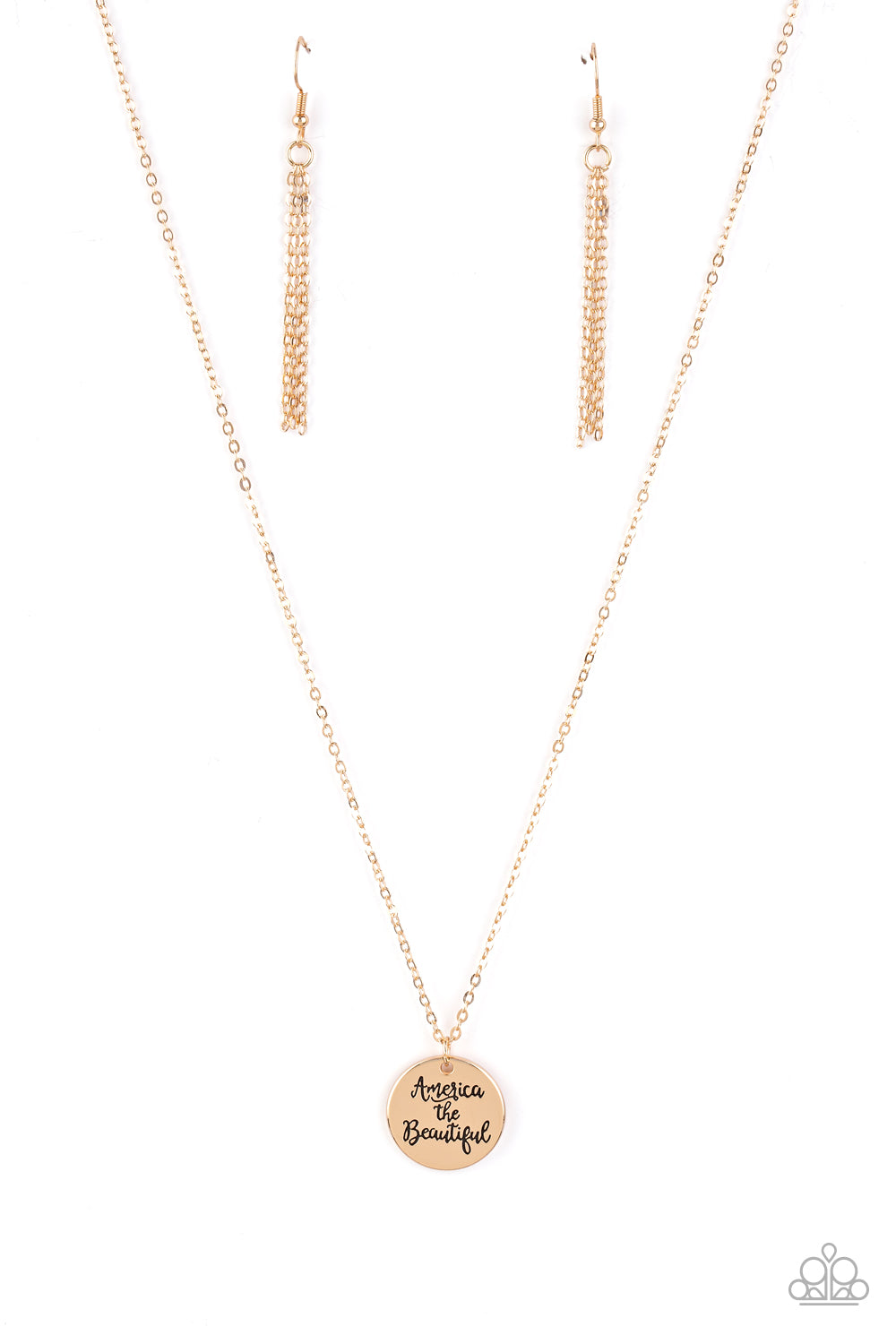 five-dollar-jewelry-america-the-beautiful-gold-necklace-paparazzi-accessories