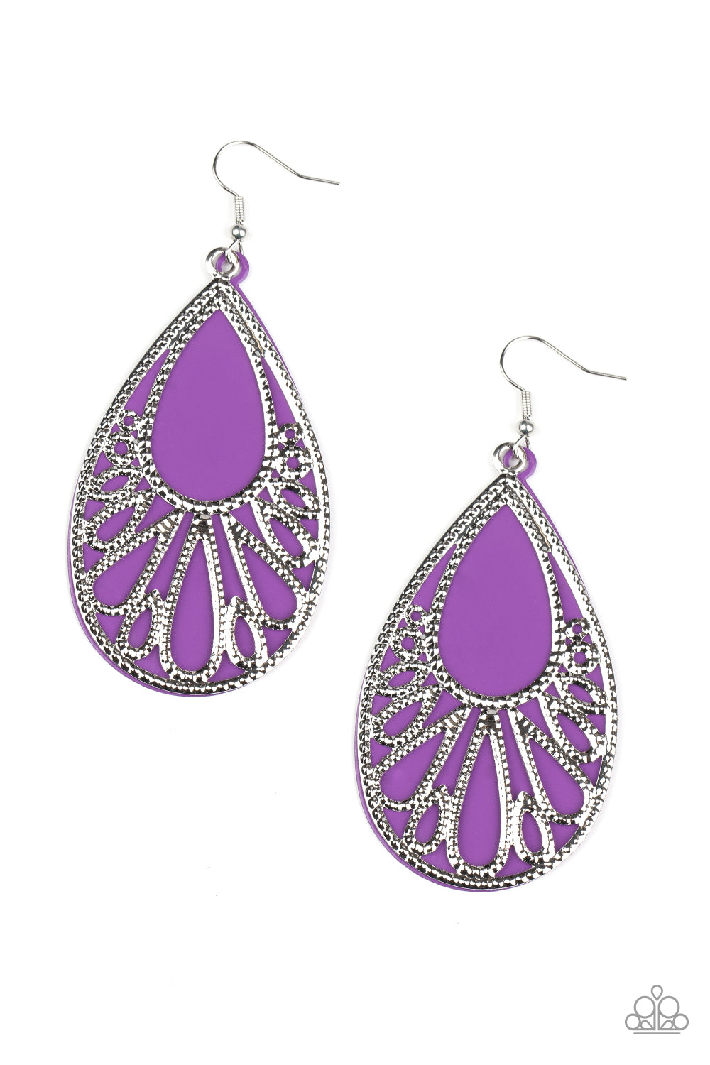 five-dollar-jewelry-loud-and-proud-purple-earrings-paparazzi-accessories