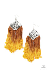 five-dollar-jewelry-dip-the-scales-yellow-earrings-paparazzi-accessories