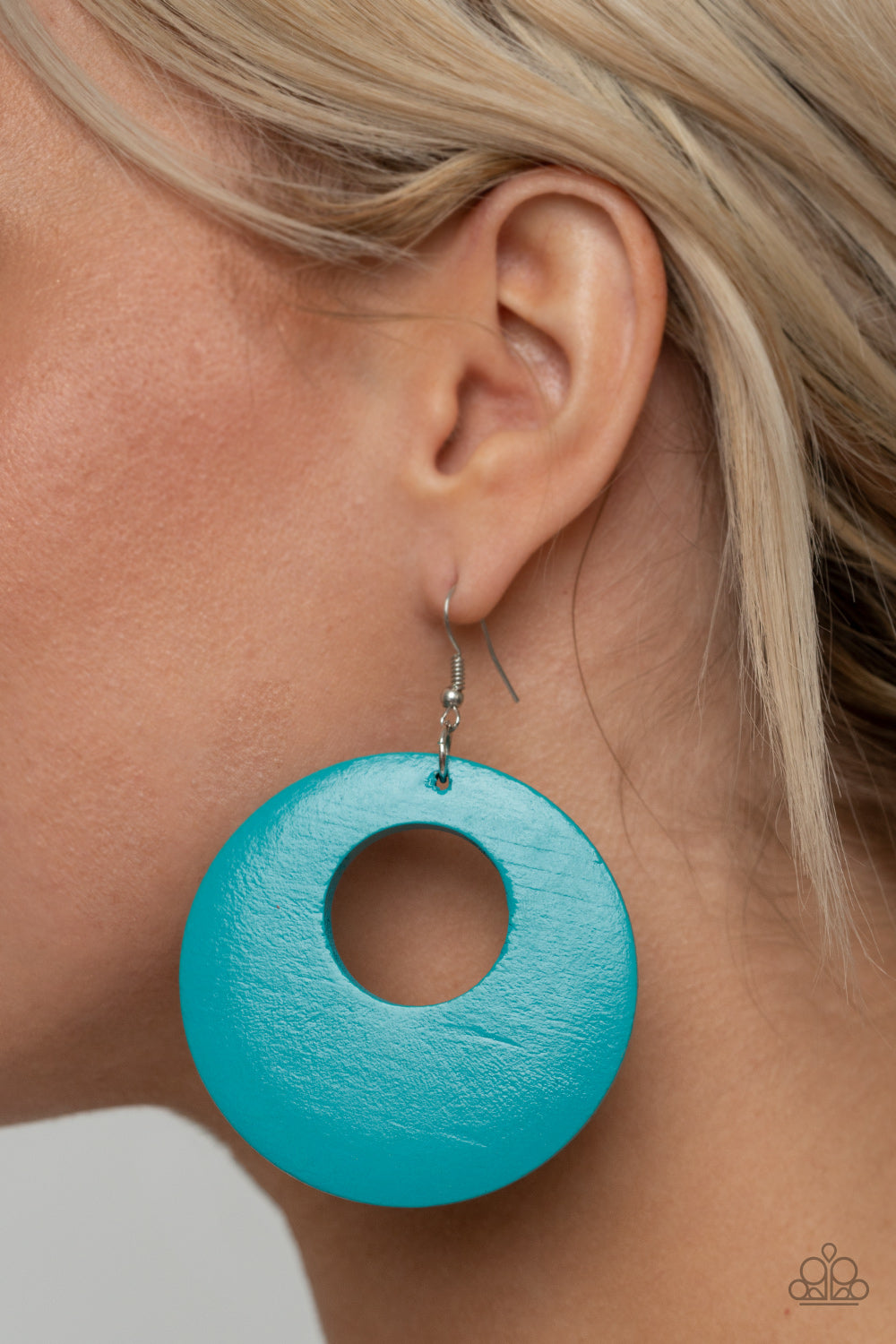 Island Hop - Blue Earrings - Paparazzi Accessories