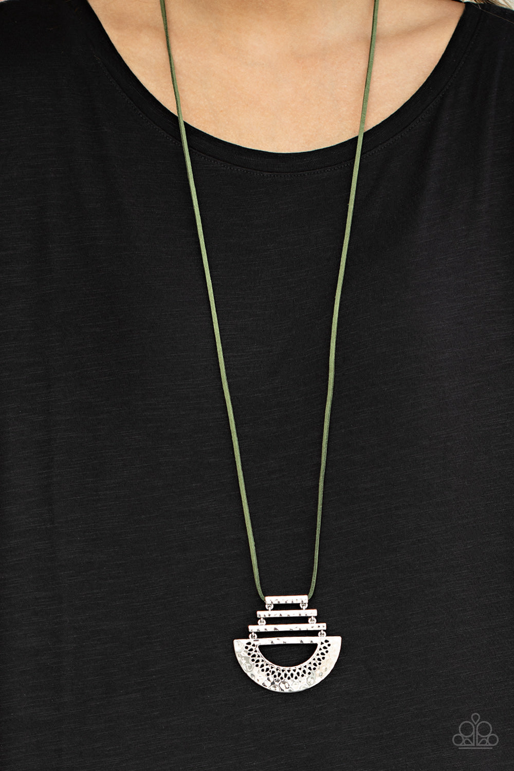 Rise and SHRINE - Green Necklace - Paparazzi Accessories