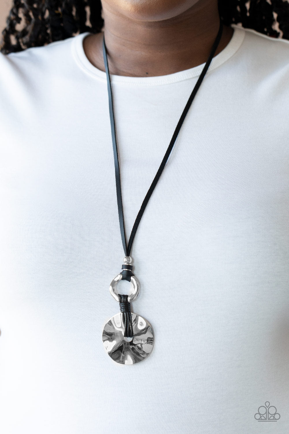 Nautical Nomad - Black Necklace - Paparazzi Accessories
