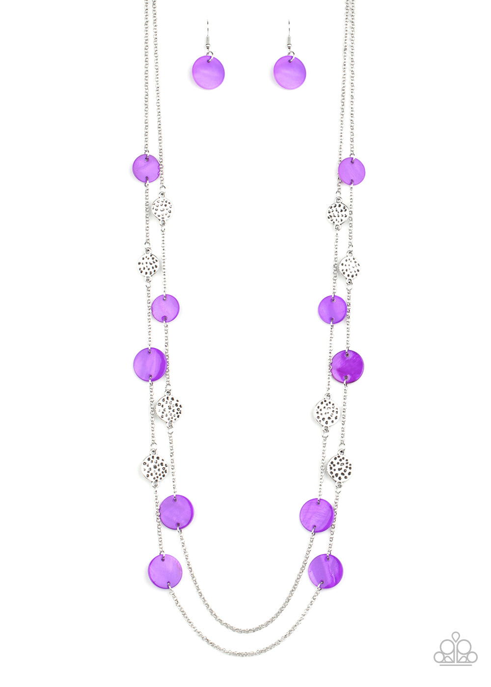 Inner Illumination Purple Necklace - Paparazzi Accessories – 3D Jewelz