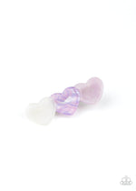 Doesnt HEART To Ask - Purple Hair Clip - Paparazzi Accessories