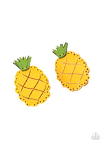 five-dollar-jewelry-pineapple-of-my-eye-yellow-hair clip-paparazzi-accessories