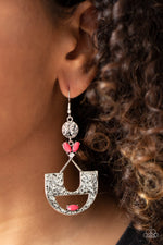 Modern Day Mecca - Pink Earrings - Paparazzi Accessories