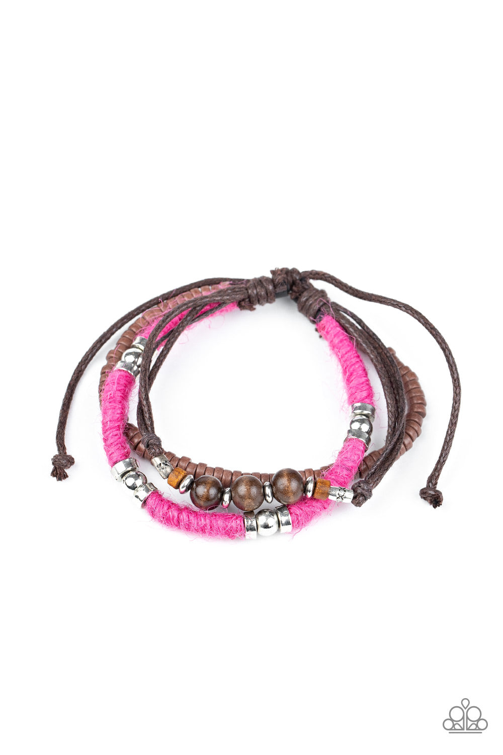 five-dollar-jewelry-totally-tiki-pink-bracelet-paparazzi-accessories