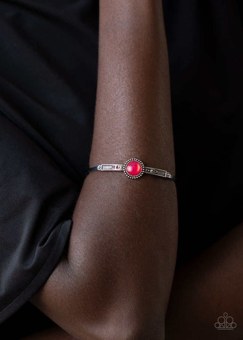 PIECE of Mind - Pink Bracelet - Paparazzi Accessories